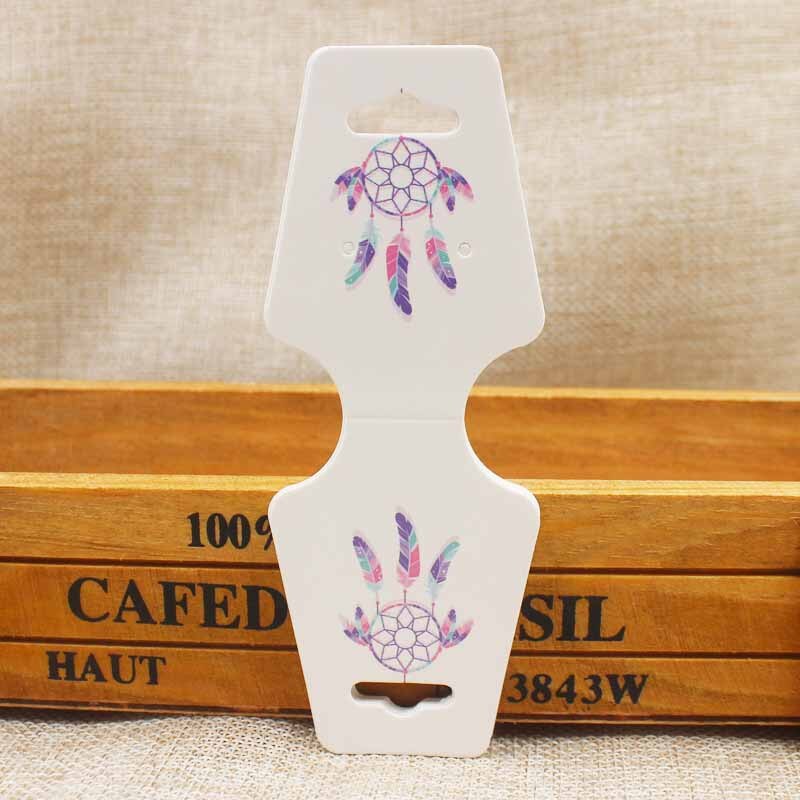 200pcs 4.5x12.0cm flower pattern Cards Printing Jewelry Necklace Bracelet Hang Tag Jewelry Display Cards Label Tag: card same as pic1