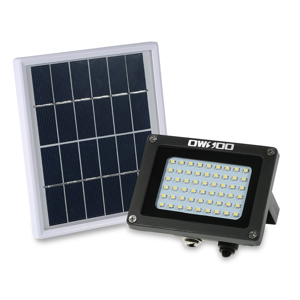 Photography Lighting Solar Powered Floodlight 54 LED Solar Lights IP65 Waterproof Outdoor Security Lights for Home Garden Lawn