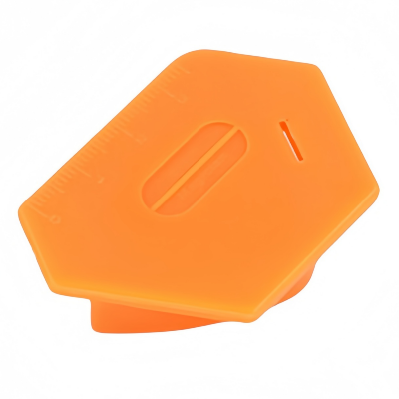 1 kpl muovinen magneettinen ompelusaumanohjain kone monikulmainen käpristymisenestolaite monitoiminen viivain helma ompelutarvikkeet: Vaaleankeltainen