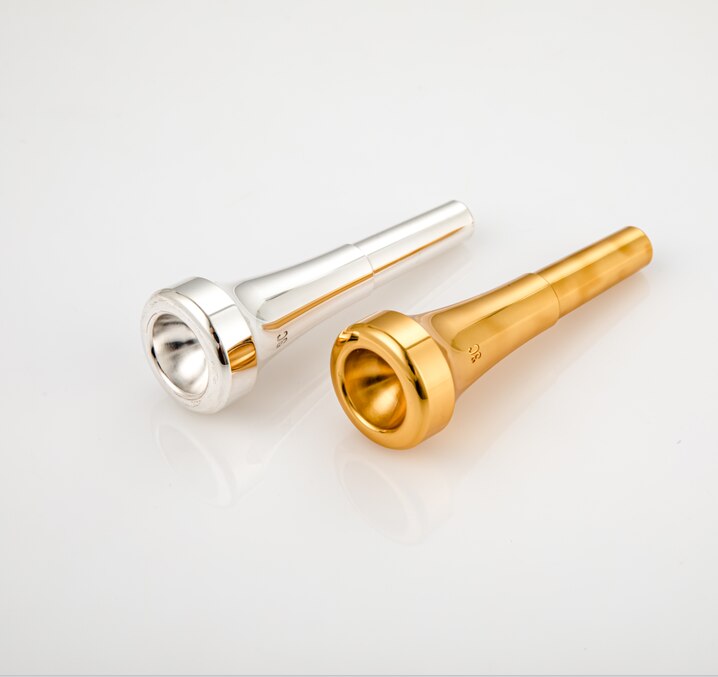 Bb Trumpet Mouthpiece 7C 5C 3C Size Pro Silver/Gol... – Grandado
