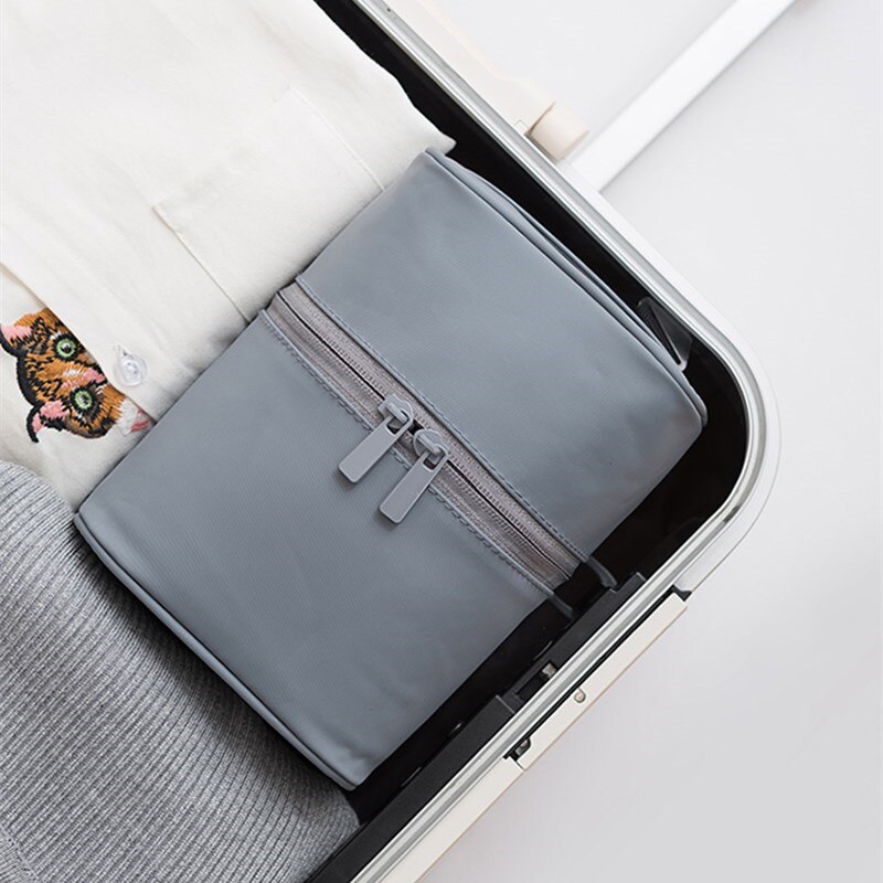 Purdored 1 Pc Solid Cosmetische Tas Cilinder Make-Up Borstel Organizer Toiletartikelen Make-Up Kit Pouch Pakket Reizen Vrouwen Make-Up Tas