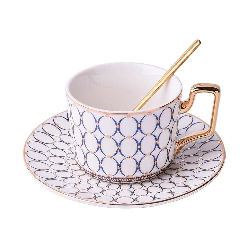 Tea Cup Saucers Bone China Teacups Coffee Cups Coffee Cup Saucers Set Mug Coaster Dish Set Office Tea Set Home Coffee Set