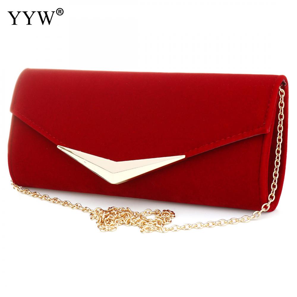 Clutch Bag Rode Partij Tas voor Vrouwen Luxe Blauw Avondtassen vrouwen Baguette Handtassen Chain Crossbody Schoudertassen
