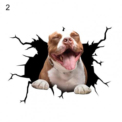 Hond Auto Stickers Franse Bulldog Sticker Hond Vinyl Decal Animal Cartoon Auto Raamstickers Waterdicht Bumper Accessoires: 2