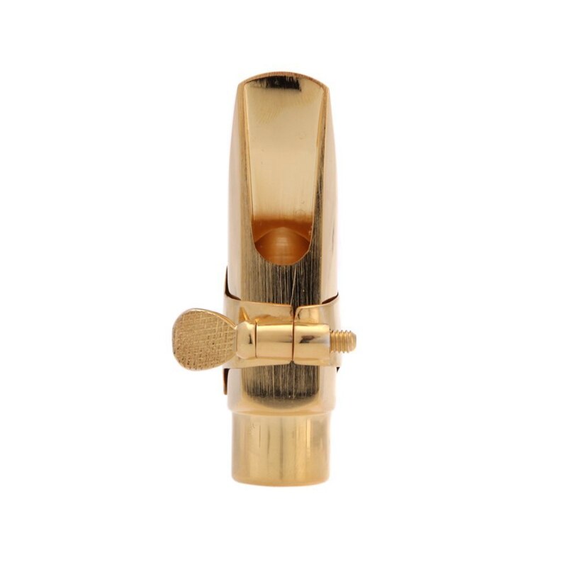 Jazz Soprano Saxophone 5C Metal Mouthpiece +Pads Cushions +Cap Buckle with Gold Plating