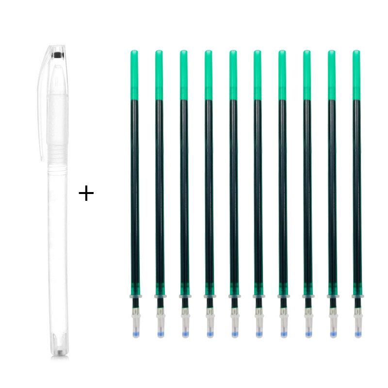 Kruissteek Wateroplosbare Pen Set Water Automatische Wissen Pen Marker Water Oplosbare Navulling Stof Markers Diy Naaien Accessoires: Donker Kaki
