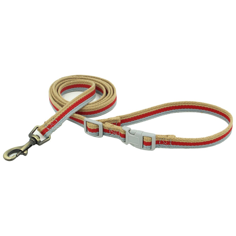 Canvas kat kattenriem halsband verstelbare buste kitten halsbanden en lijnset kitten tracking lijn klein medium groot huisdier halsband: Rode riem