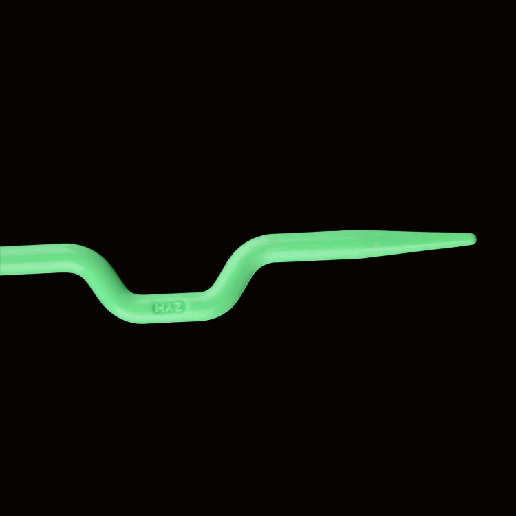 3 Size ABS Plastic Crochet Hook Knitting Needles Twist Curved Needle DIY Tool