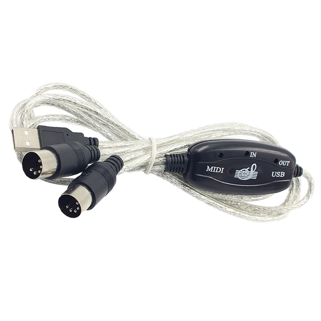 2m USB in-aus Midi- Schnittstelle Klavier Klaviatur Instrument zu Computer PC/Laptop Midi- Kabel elektrisch Instrument Teile