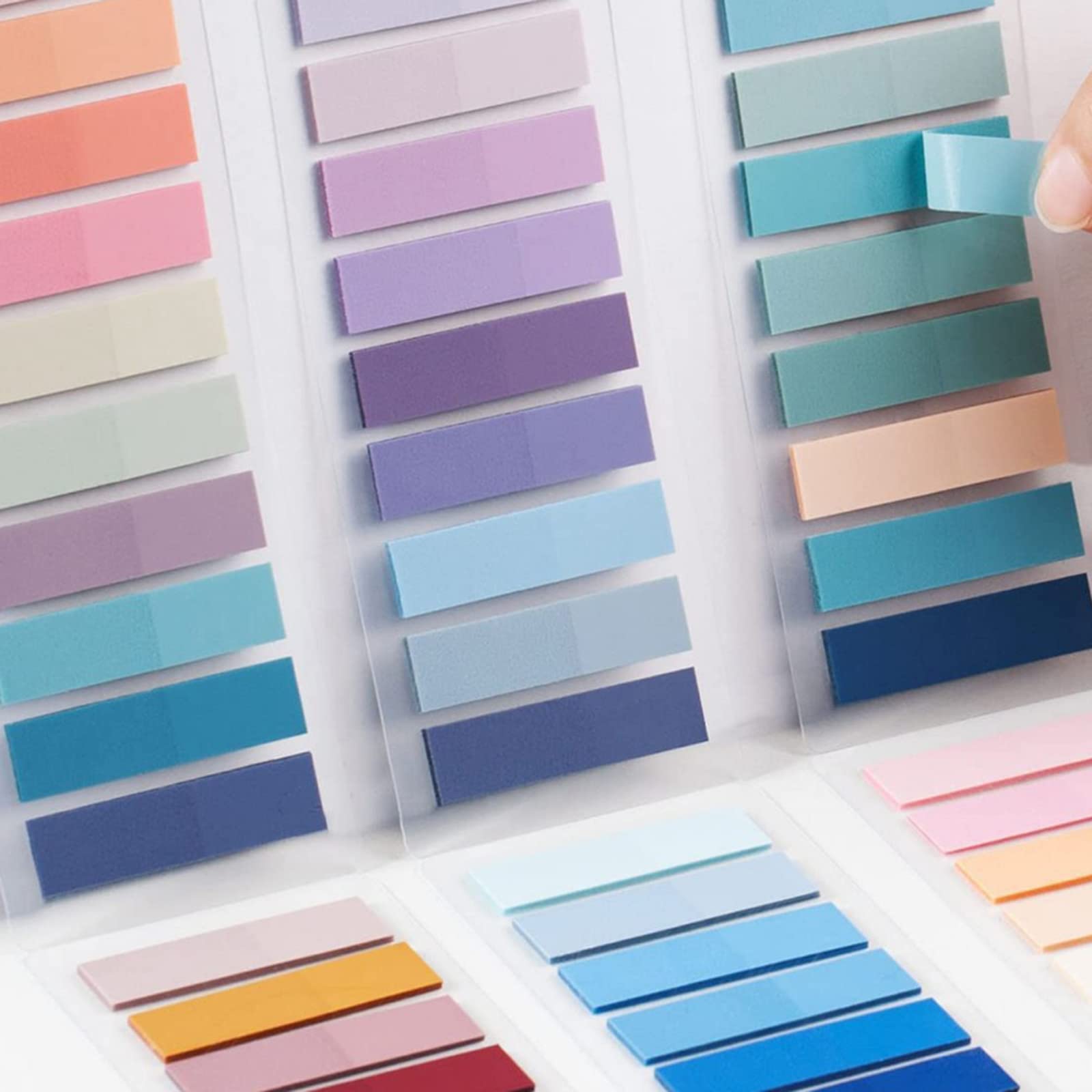 800 Uds notas adhesivas pestañas de índice marcadores de libros de página, etiquetas adhesivas transparentes para marcar páginas clasificar archivo