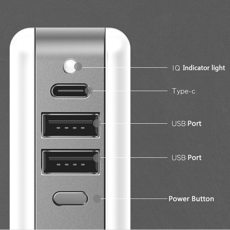 10000mAh Power Bank Wireless QC3.0 Charger Fast Charging Powerbank Mobile Phone Charger for Samsung iPhone 8 Poverbank with Plug