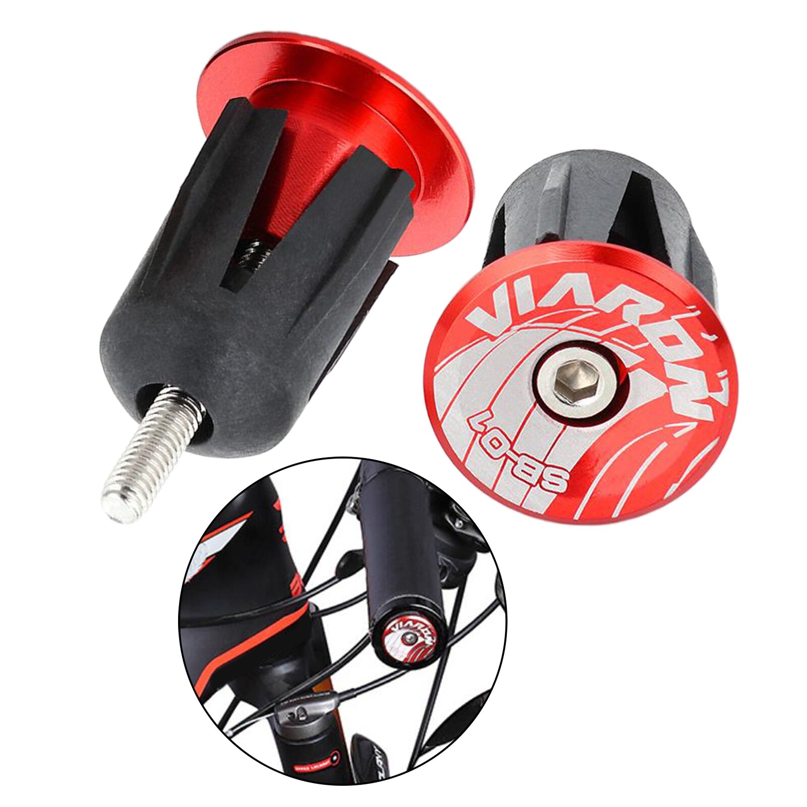 Bar End Pluggen 2 Pack Aluminium Bar Ends Stuur End Pluggen Stuur Caps