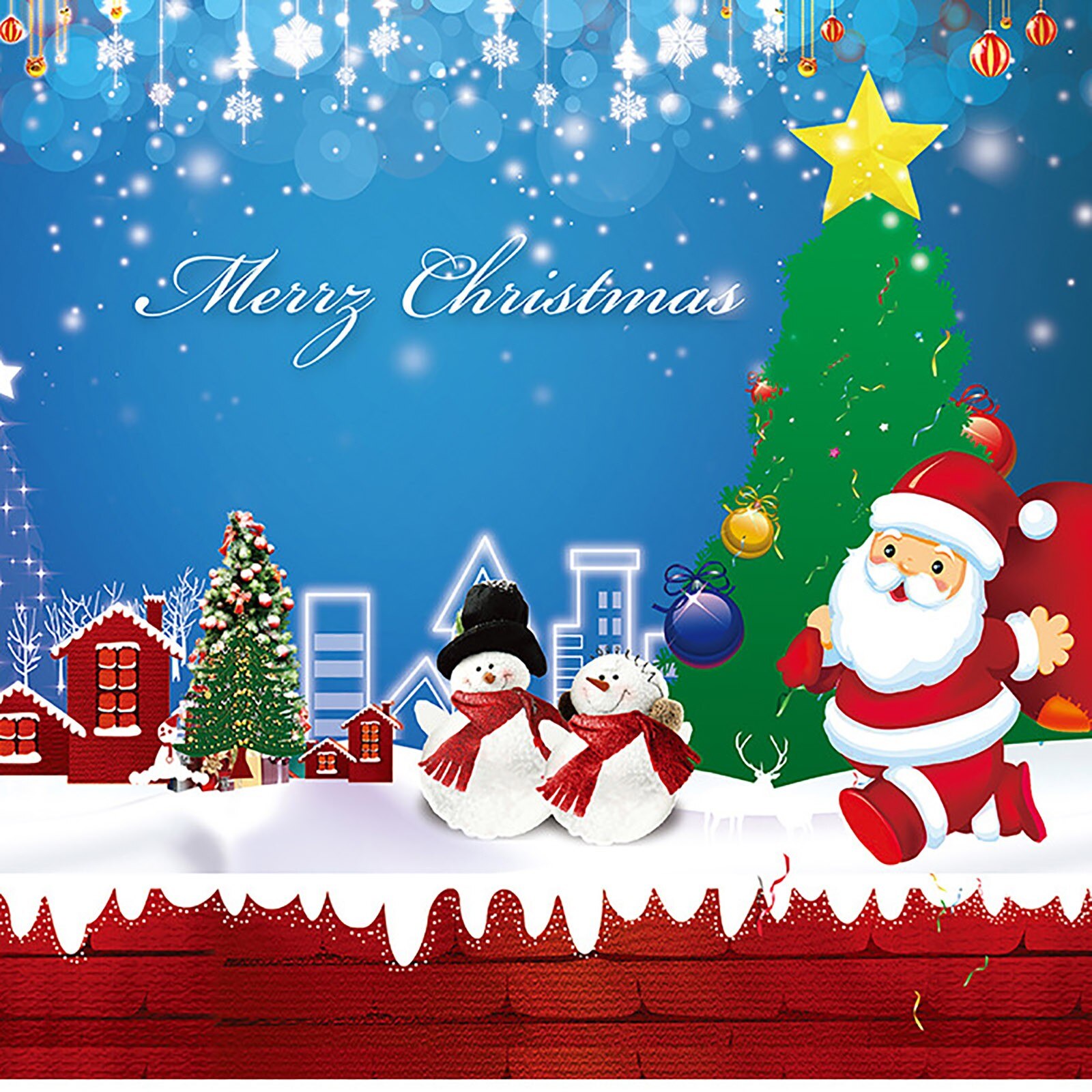 Christmas Greeting card three-dimensional 3D Handmade Card Thank You Card Merry Christmas Cards Christmas Tree Winter