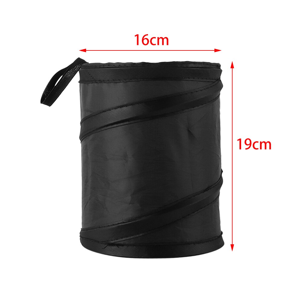 Wastebasket Trash Can Litter Container Car Auto Garbage Bin/Bag Waste Bins Cleaning Tools Accessories
