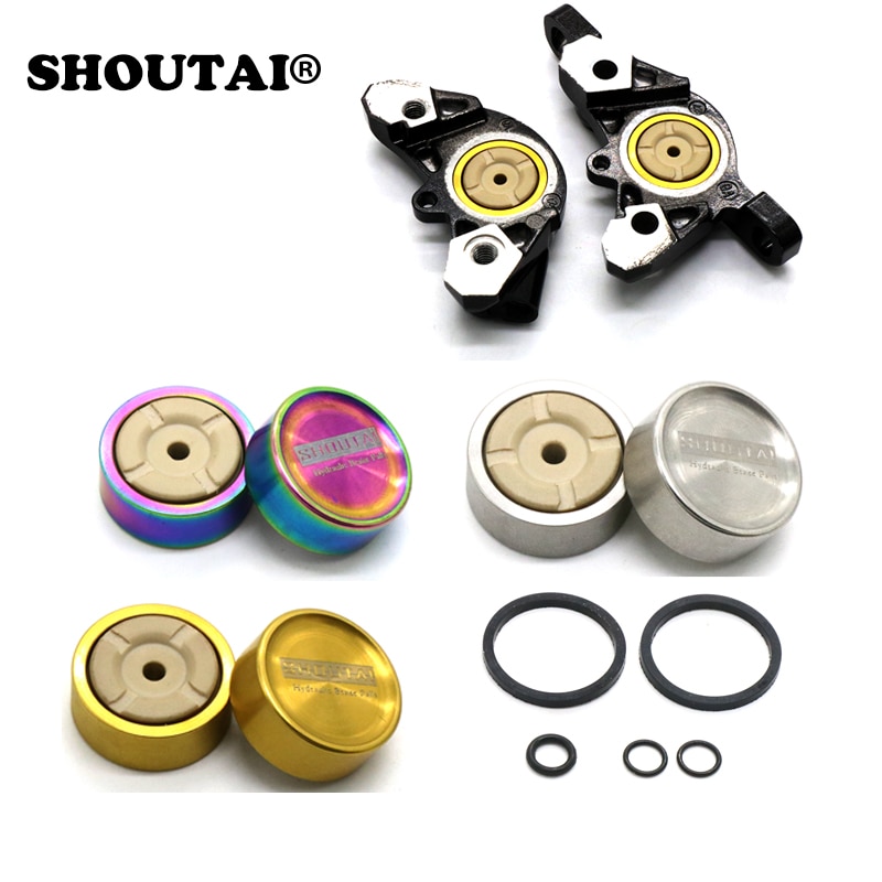 Bike Titanium alloy Piston Hydraulic Brake Caliper Parts For Shimano XT/M785 / M8000 / SLX675 Bicycle Brake Parts