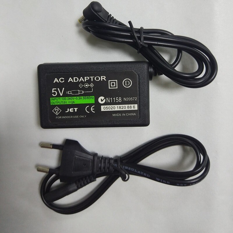 EU Plug for Sony PSP2000 Charger PSP3000 AC Adapter PSP1000 Power Supply 5V PlayStation Portable Game Charging