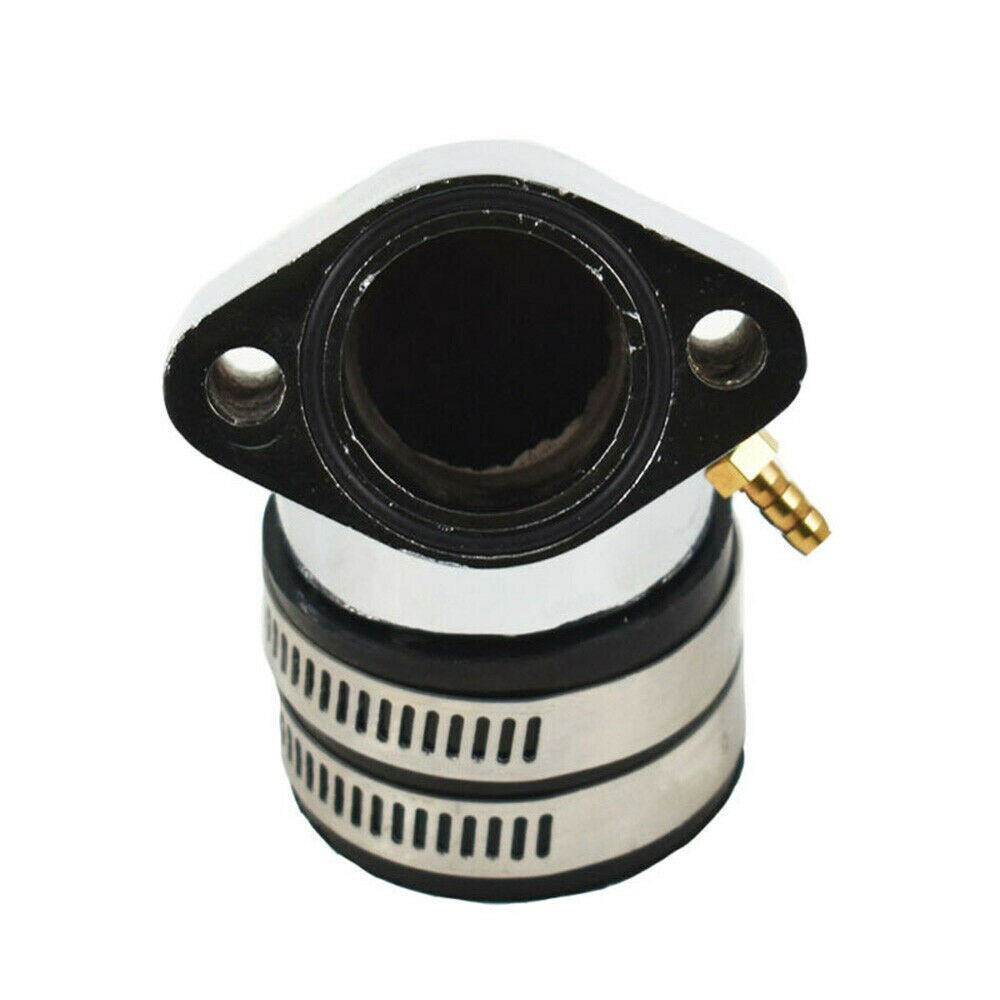 Zilver Aluminium Carburateur Spruitstuk Voor GY6 150cc Scooter Go Kart Motor