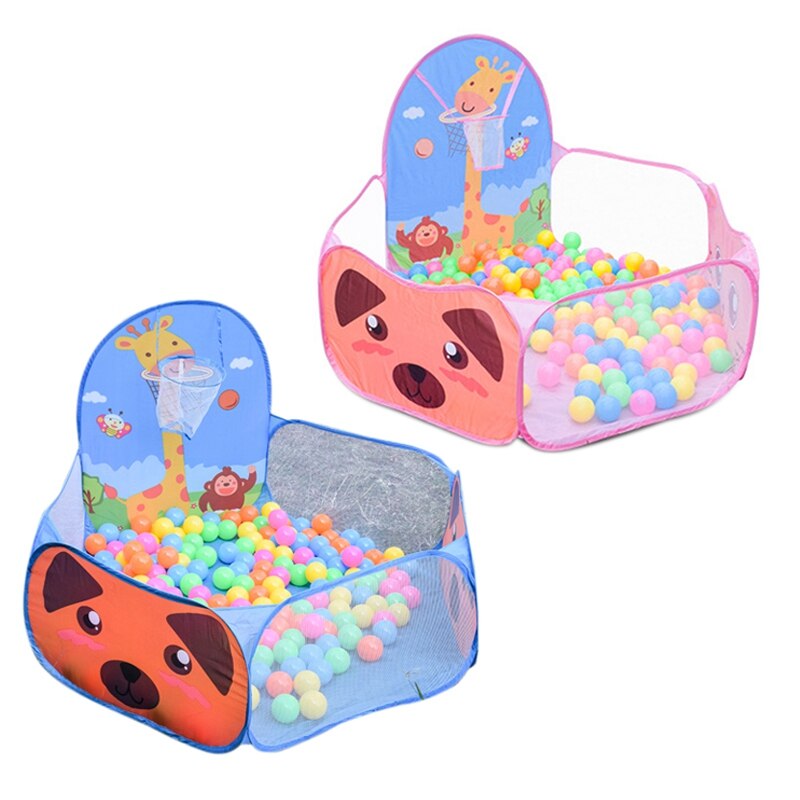 Pliable dessin animé en plein air tipi enfants enfants océan balle piscine bébé tente balle panier jouets de jeu jouet éducatif