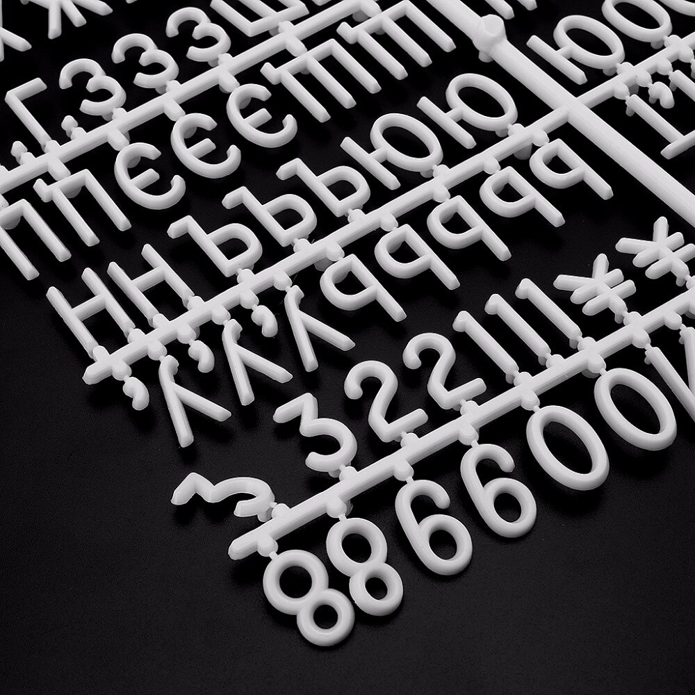 2 PCS Characters For Felt Letter Board Russian alphabet For Changeable Letter Board