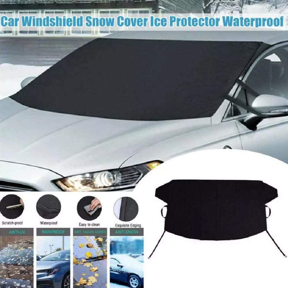 Car Windshield Snow Cover Winter Automobile Protective Covers Frost-Proof Car Front Windscreen Covers Car Shield Sun Shade
