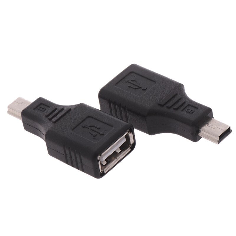 Mini USB Male to USB Female Converter Connector Transfer data Sync OTG Adapter for Car AUX MP3 MP4 Tablets Phones U-Disk