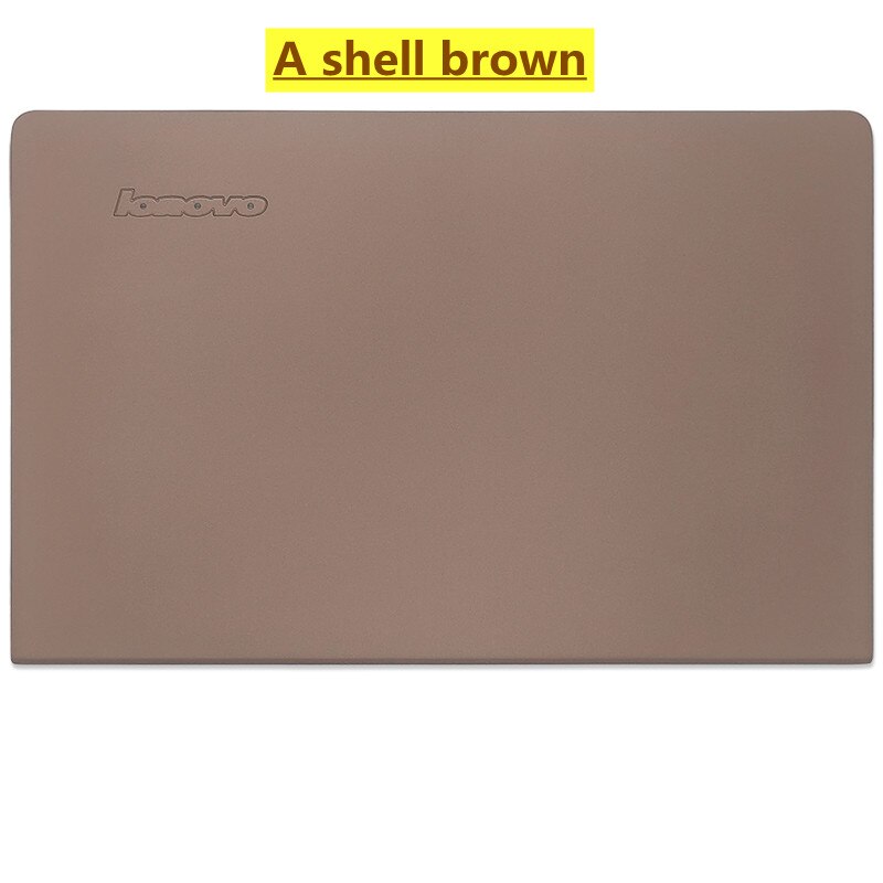 Bärbar datorskal för lenovo ideapad  u260 a skal b skal c skal d skal bärbar datorskal för lenovo bärbar dator: Ett brunt skal