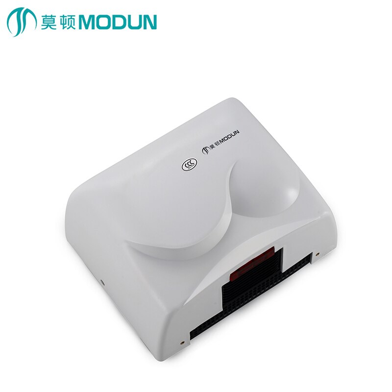 Home appliance household Hotel Infrared Sensor Electric Automatic Induction Hands Drying Device Wind White ABS Hand Dryer