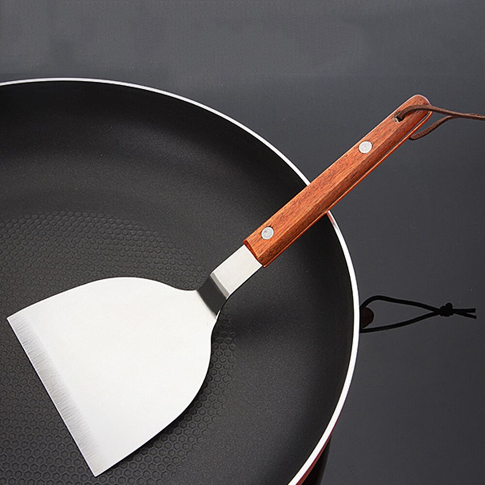 Rvs Spatel Pizza Schil Schop Spatel Cake Lifter Paddle Bakplaat Bakvormen Kookgerei Kookgerei Keuken Gadget