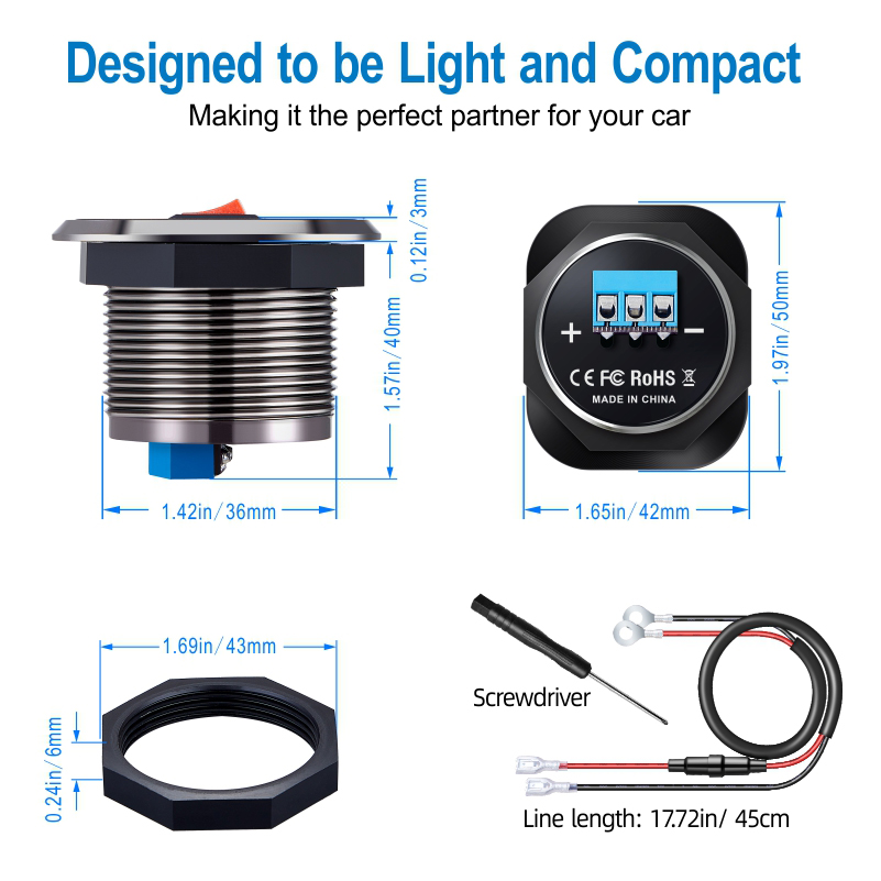 12v 24v ricarica rapida presa usb 3.0 presa 12v automotiva caricatore usb per auto ricarica rapida QC3.0 adattatore presa per auto per barca camper