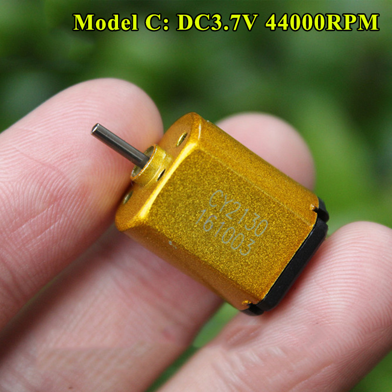 Moteur électrique à balais de carbone à grande vitesse Micro 030 DC, 2.4V, 3.2V, 3.7V, ultra-haute vitesse, mini 15mm, bricolage, jouet de loisirs, voiture, bateau RC