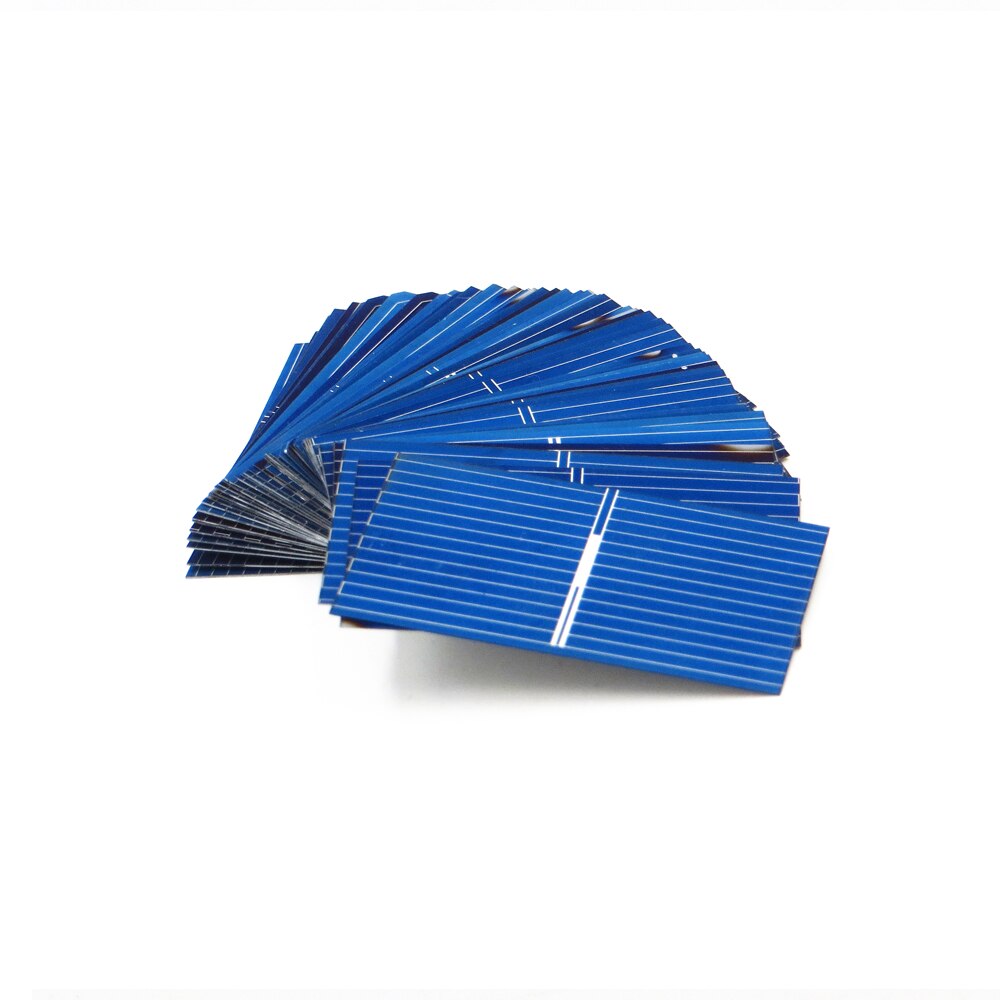 Panel Solar de silicio policristalino, Placa de energía Solar de 39x22mm, 100 V, 0,5 W, 0,14 unids/lote