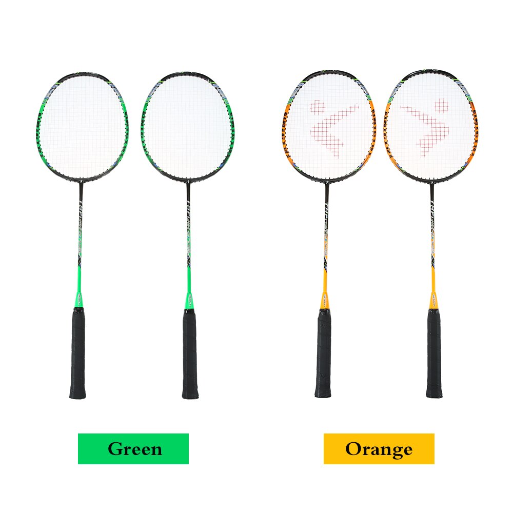 REGAIL 88g 2 Player Badminton Racket Replacement Set Carbon Fiber Badminton Racquet Ultra Light Badminton Racket with Bag