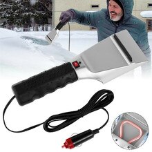 12V Heatable Dual-purpose Snow Shovel 15W 2.5m Electric Heated Car Ice Scraper Car Windscreen Frost-Window Winter Snow Remover