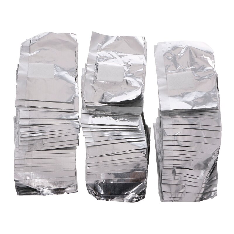 50 stks Aluminium Foil Nail Art Losweken Acryl Gel Polish Nail Wraps Remover