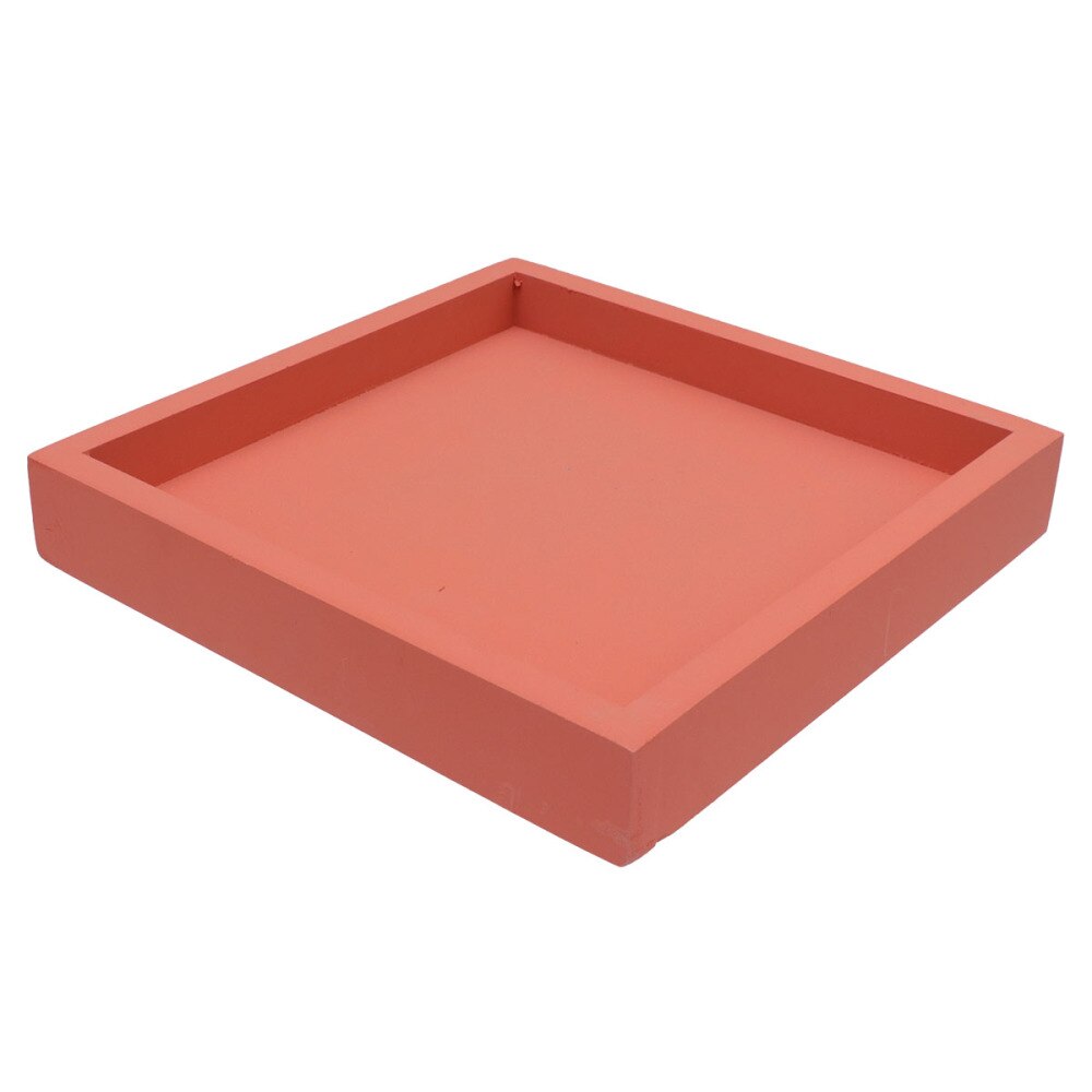 1 Pc Support en pot plateau épaissir pot de fleurs plaque pour balcon jardin maison: Red