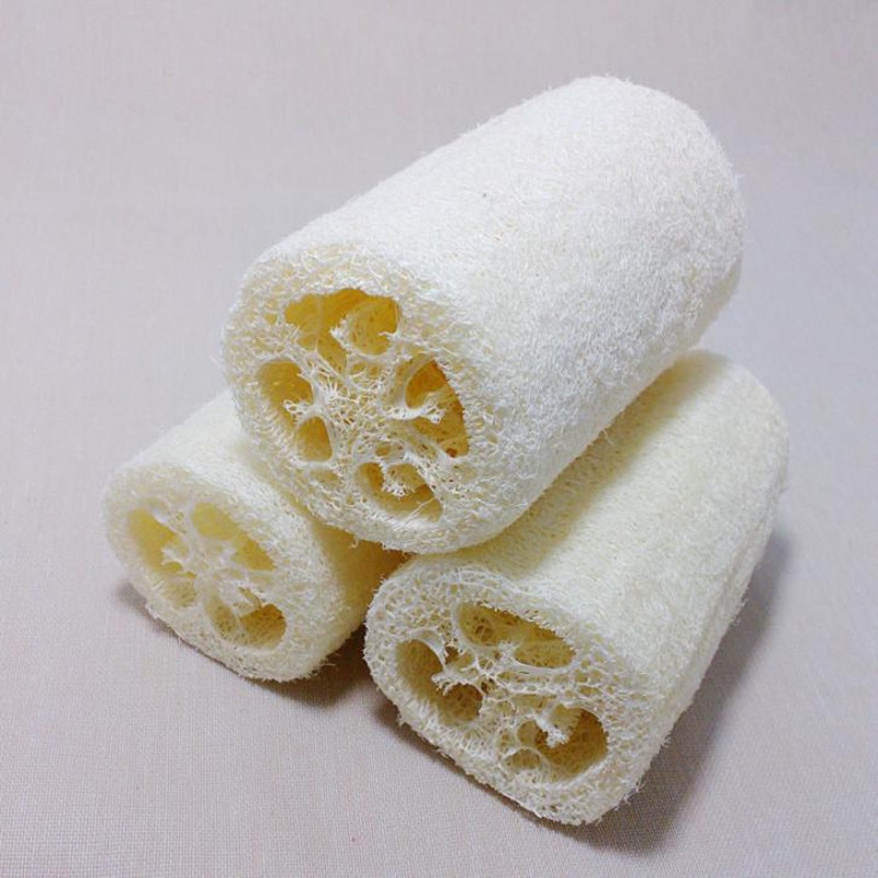 5 Pieces Natural Loofah Luffa Loofa Bath Shower Sponge Spa Body Scrubber Horniness Remover Bathing Massage Sponge GYH