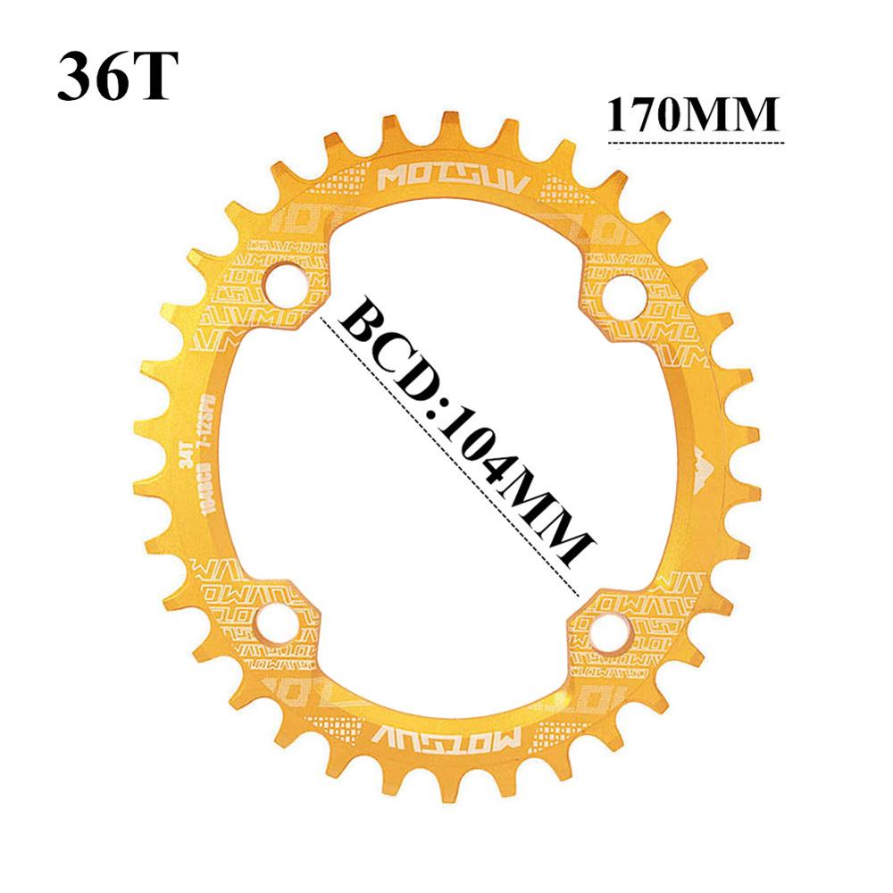 104BCD Oval Bicycle Gear Plate Chainring for SHIMAN0 cranks MTB Mountain bike 104BCD 32T 34T 36T 38T crankset Tooth plate Parts