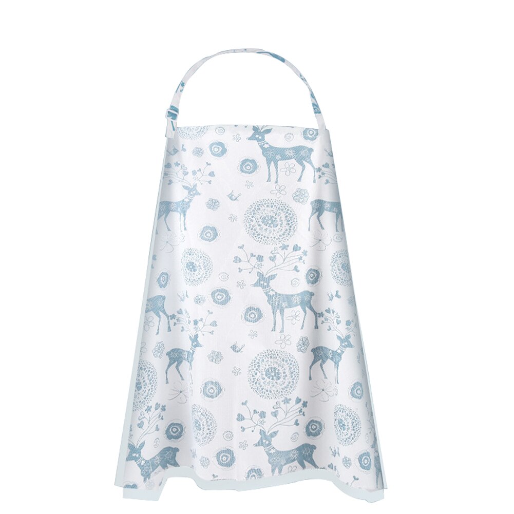 Printed Nursing Cover Double Layer Mesh Fish Net and Cotton Anti-glare Privacy Protection 360° Surround Baby Feeding Accessories: 3