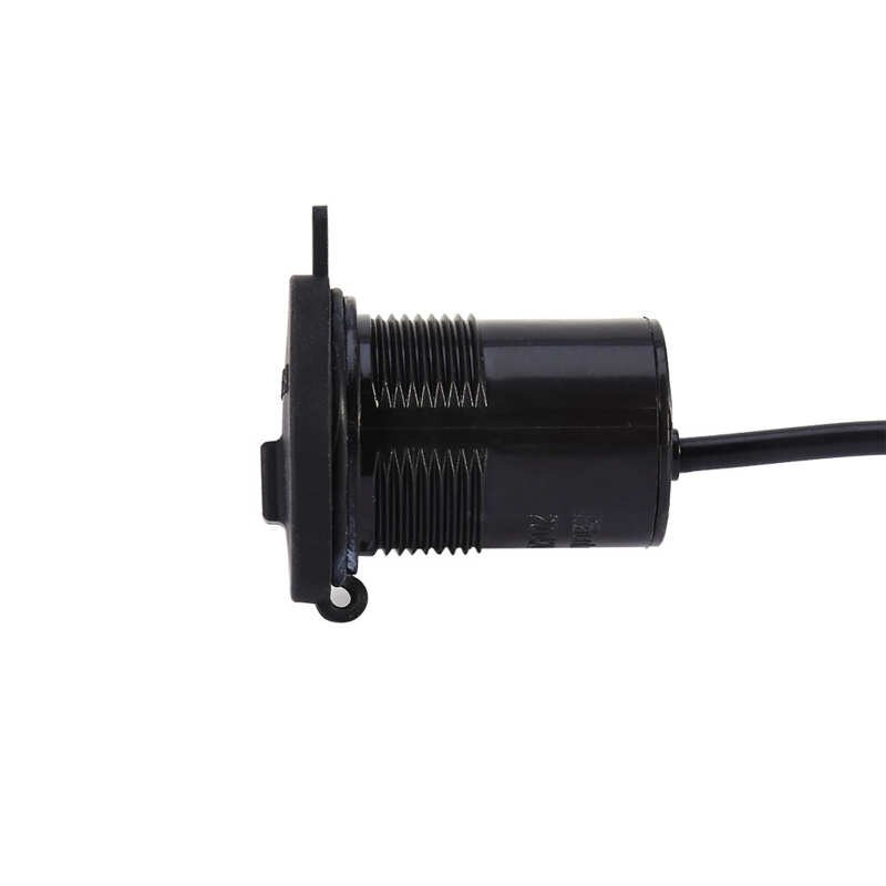 Motorcycle Usb Lader Mobiele Telefoon Voeding Lader Waterdichte Mobiele Telefoon Adapter Port Socket Met Schakelaar 12V