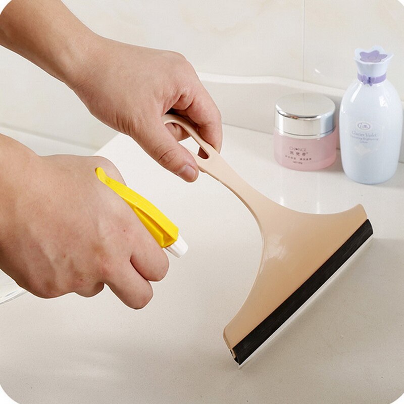 Effective Plastic Glass Cleaner Windows Brush Washing Car Scratch Cleaner Tablet Window Glass Shower Bathroom Squeegee Tools