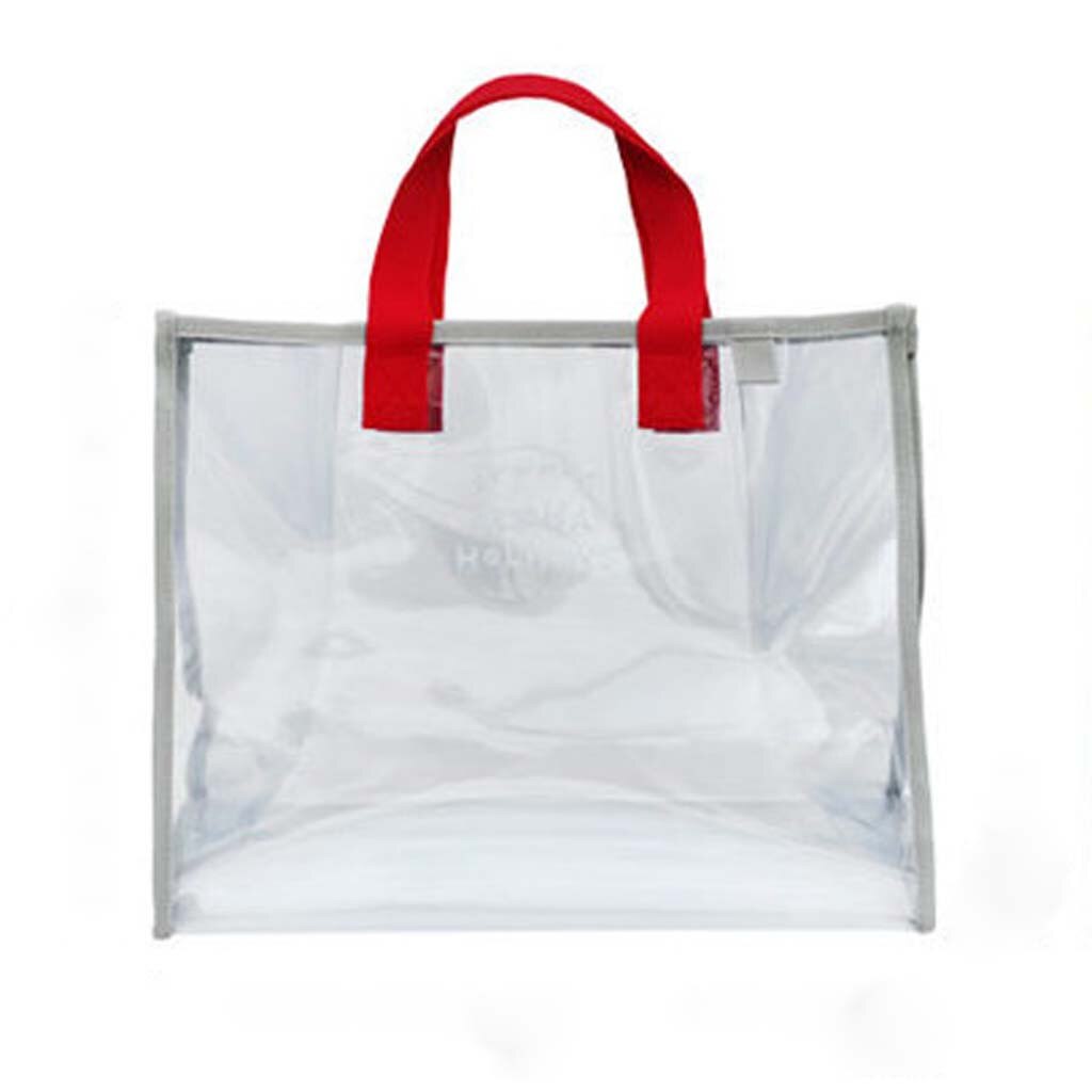Spring Summer Fresh Summer Transparent PVC Swimming Bag Outdoor Travel Beach Travel climbing Handbag #YY