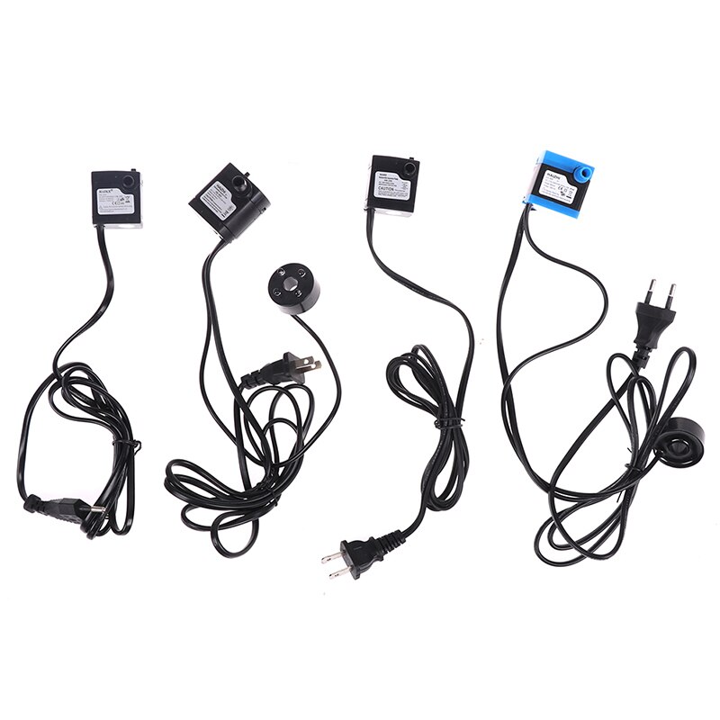 1pcs AC US 110V,AC EU 220V Plug Submersible Water Pump Aquarium Fountain Air Fish Pond Tank