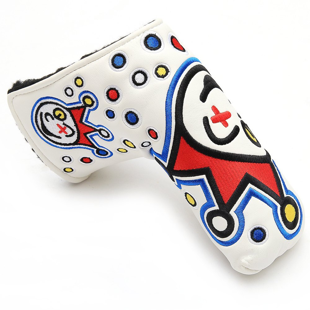 Golf putter clown joker cover Blade Putter Headcover cameron Johnny jackpot blade putter scotty headcovers