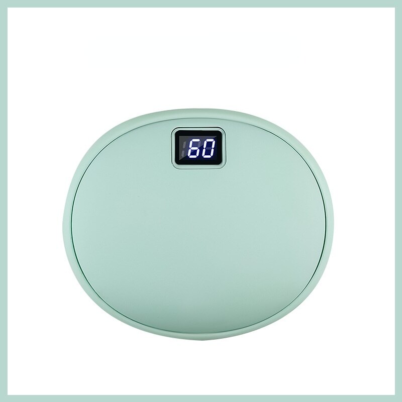 USB Power Bank Two-in-one Portable, Rechargeable Explosion-proof Temperature Control Digital Hand Warmer: Blue / 5000mAh