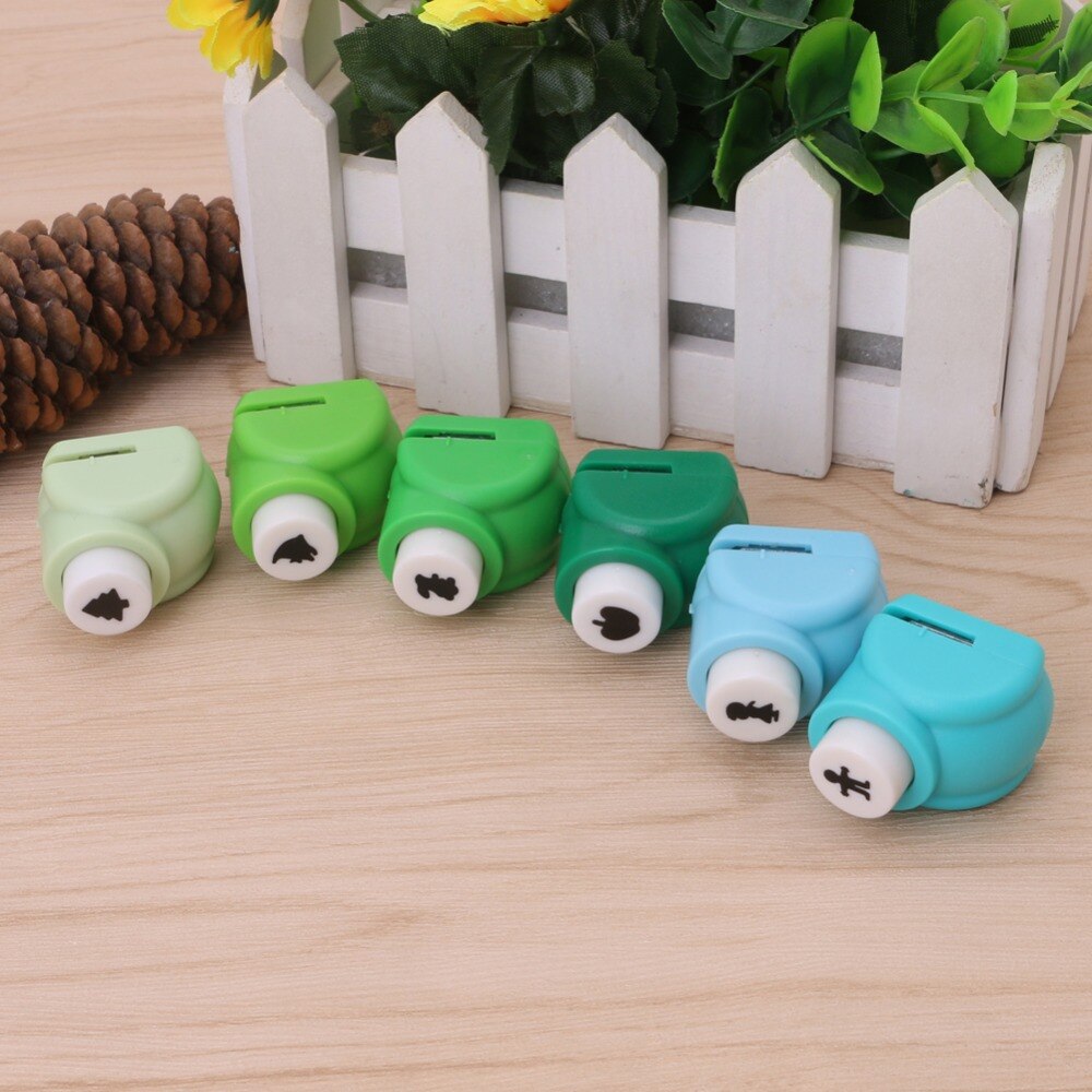 1PC Mini Cutter Hole Punch Craft DIY Scrapbooking Cards Printing Paper Shaper Random color