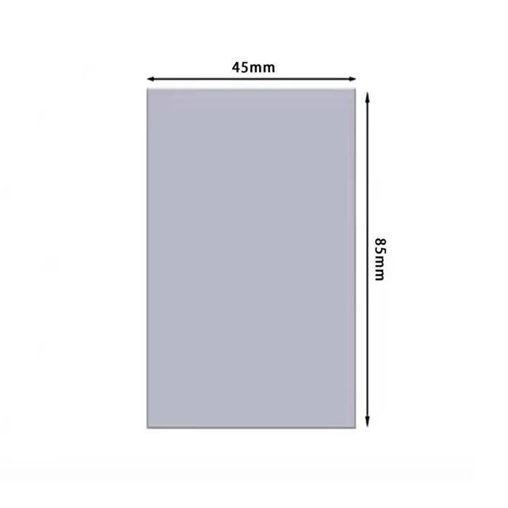 Dissipateur thermique en Silicone pour carte vidéo, 0.5/1.0/1.5/2.0/2.5mm, carte graphique CPU/GPU, dissipateur thermique, ventilateur