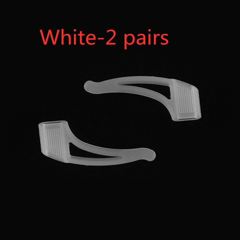 1 Paar Effen Kleur Siliconen Anti-Slip Brillen Houder Voor Kinderen Zonnebril Of Leesbril Oor Grip Haken 12 kleuren: A2