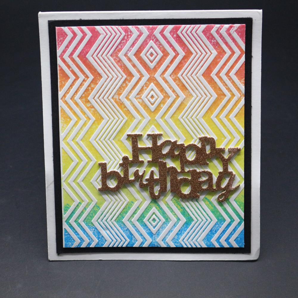 Azsg 3D Leuke Vogel Verlaat Embossing Platen Diy Papier Snijden Sterft Scrapbooking Plastic Embossing Map