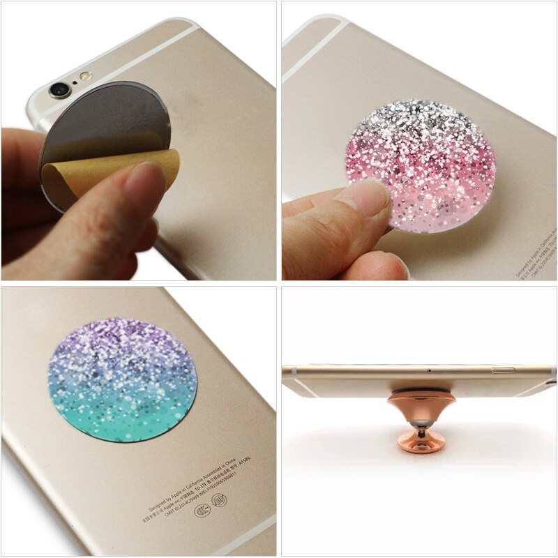 Adhesivo de mármol universal para coche, placa de Smartphone, pasta de disco para soporte magnético de teléfono para coche, soporte de apoyo, toma de placa de metal para teléfono