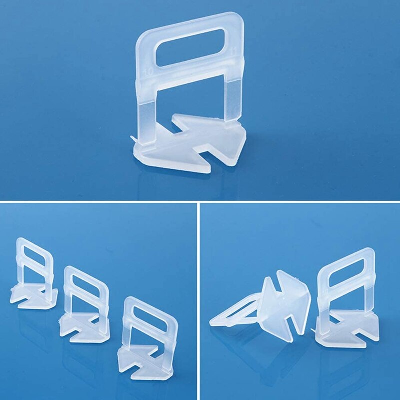 400Pcs Tegel Leveling Systeem Clips 1.5Mm Diy Tegels Leveler Spacers Tegel Leveling Systeem Voor Professionele Keramische Tegel